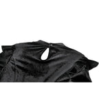 Dark in Love Gothic Velvet Lace High-Neck Top