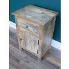 Carved Bedside Cabinet