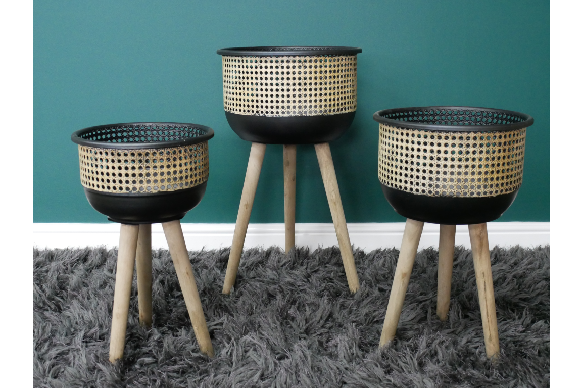 Set Of Three Plant Stands