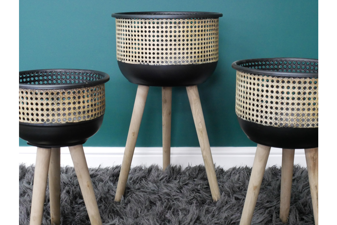 Set Of Three Plant Stands