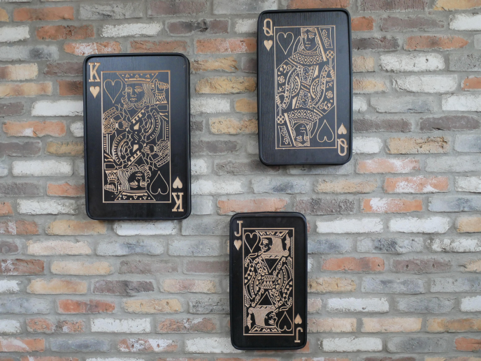 Set Of Three Playing Cards