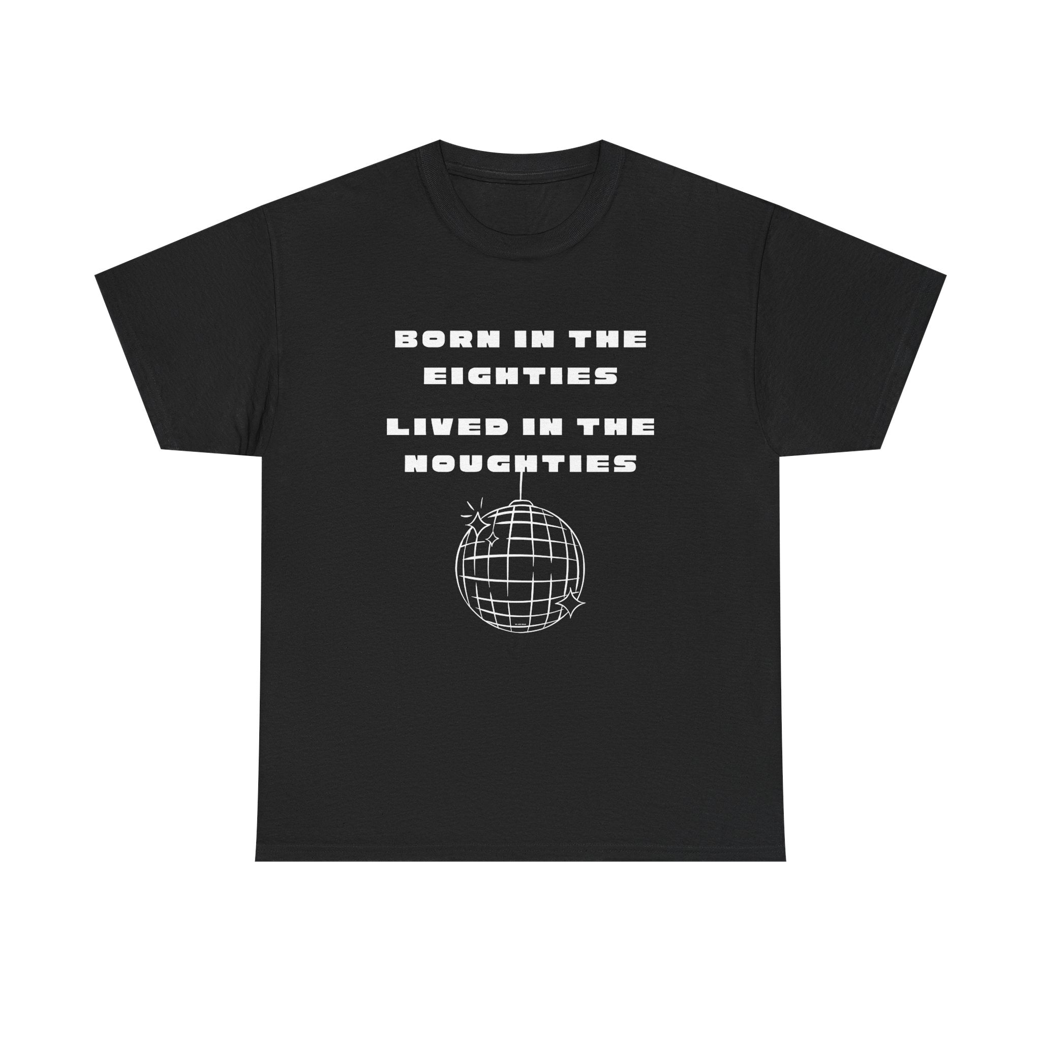Born In The Eighties T-Shirt 100% Cotton Novelty 80s Noughties Tee Gift Black