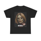 Mombie Halloween Printed T-Shirt 100% Cotton Scary Novelty Mom Zombie Tee Black