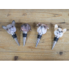 Set Of Four Dog Bottle Stoppers