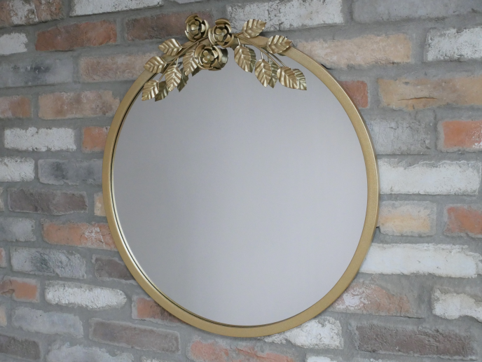 Round Flower Mirror