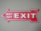 Sign (Exit)