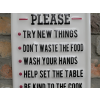 Sign (Kitchen Rules)