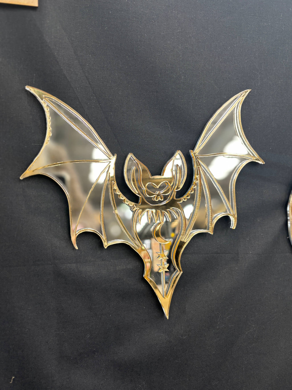 Suzanne Oddy Design Limited - Bat Wall Mirror Silver