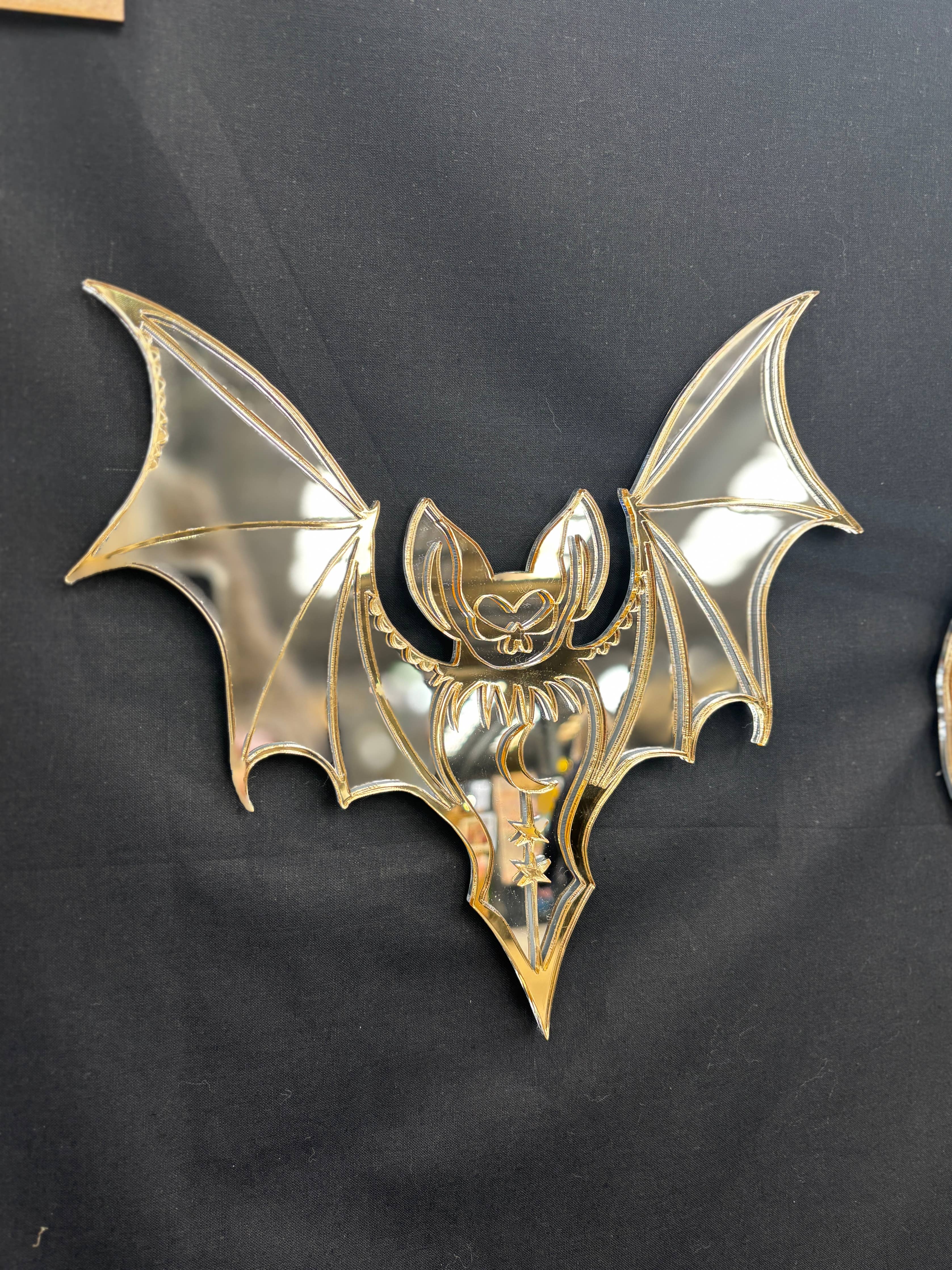 Suzanne Oddy Design Limited - Bat Wall Mirror Silver