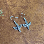 Flying Fairy Charm Drop Earrings
