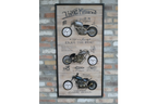 Motorbikes Clock