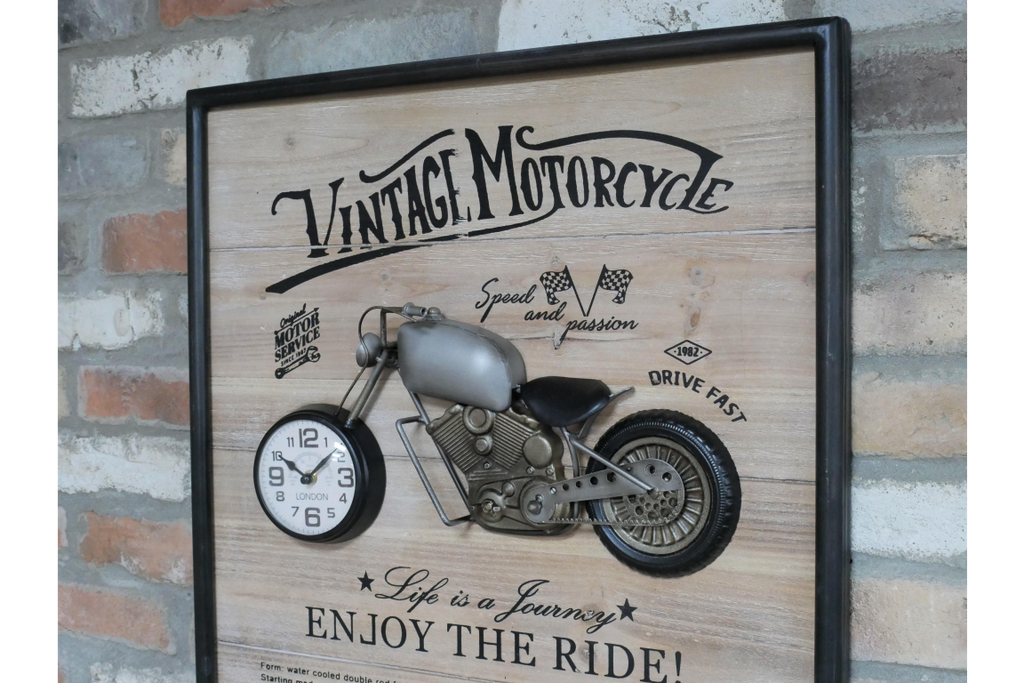 Motorbikes Clock