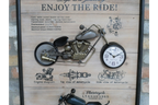 Motorbikes Clock