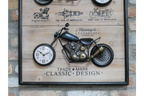 Motorbikes Clock