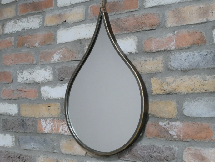 Large Teardrop Mirror
