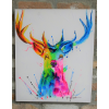 Stag Canvas Wall Art - Small