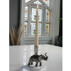 Aluminum Elephant Candle Holder