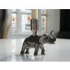Aluminum Elephant Candle Holder