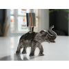 Aluminum Elephant Candle Holder