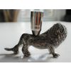 Aluminum Lion Candle Holder