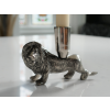 Aluminum Lion Candle Holder