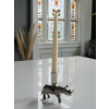 Aluminum Rhino Candle Holder