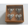 Set Of 4 Elephant Napkin Rings
