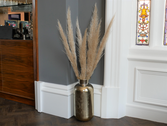 Aluminium Vase - Small (Gold)