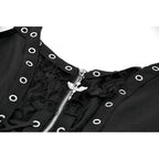 Dark in Love Punk Lace-Up Corset Style Top