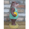 Hippo With Volleyball
