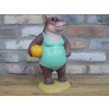 Hippo With Volleyball