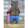 Bear With Surfboard