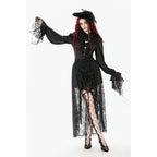Dark in Love Sabina High-Low Sheer Lace Skirt