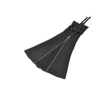 Dark in Love Lace-Up Layered Goth Convertible Flare Trousers or Shorts