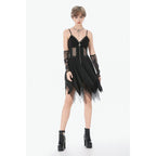 Dark in Love Punk Sleeveless Spiked Dress