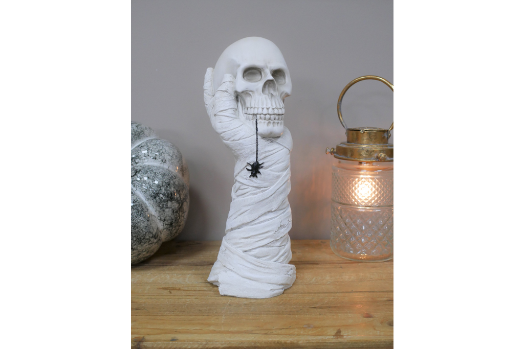 Hand Holding Skull
