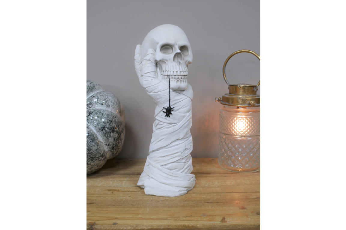 Hand Holding Skull