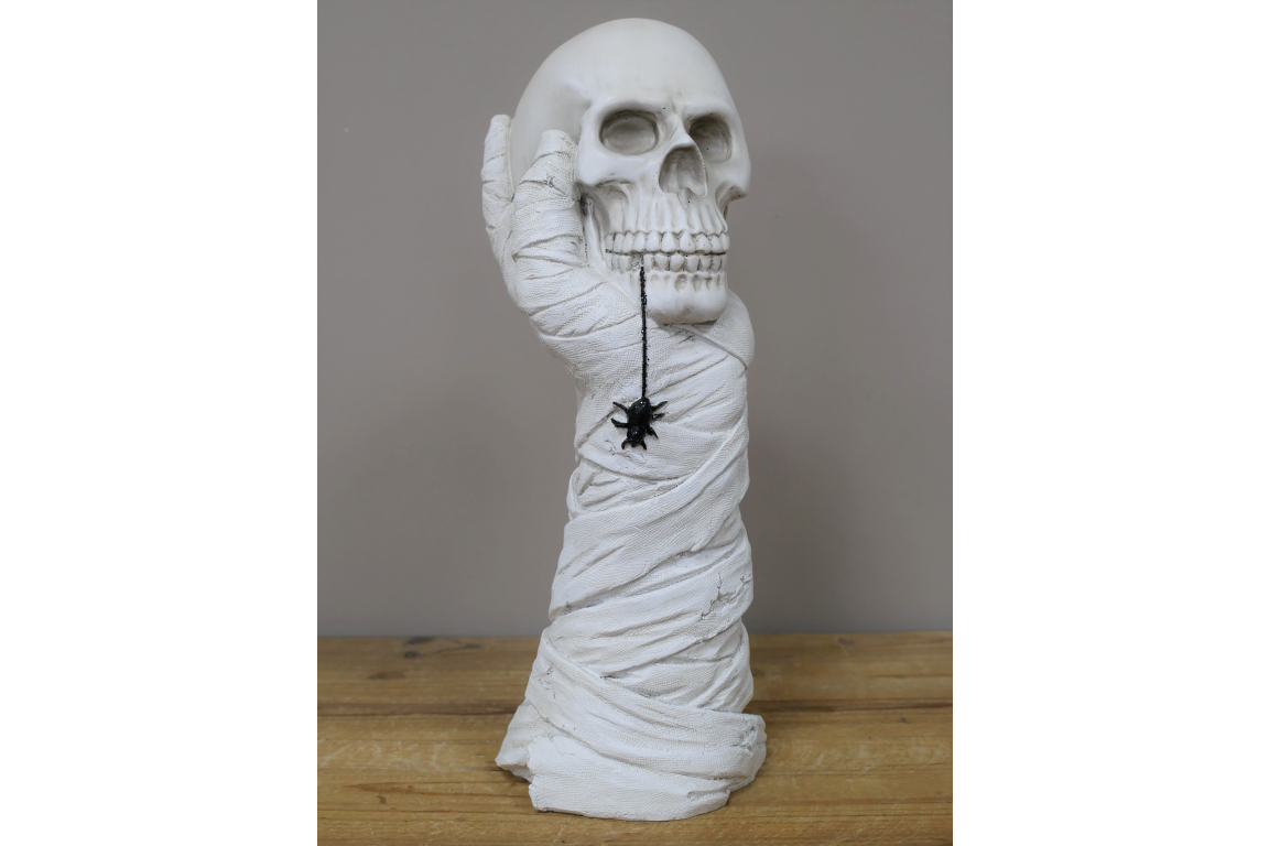 Hand Holding Skull