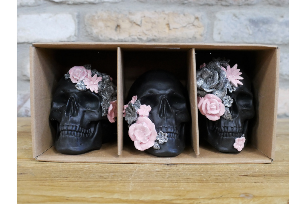 Set Of 3 Skulls