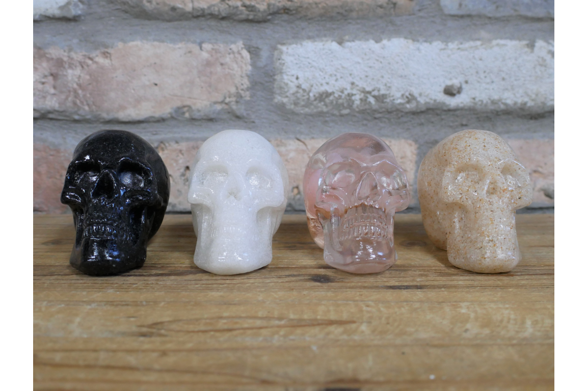 Set Of 4 Skulls