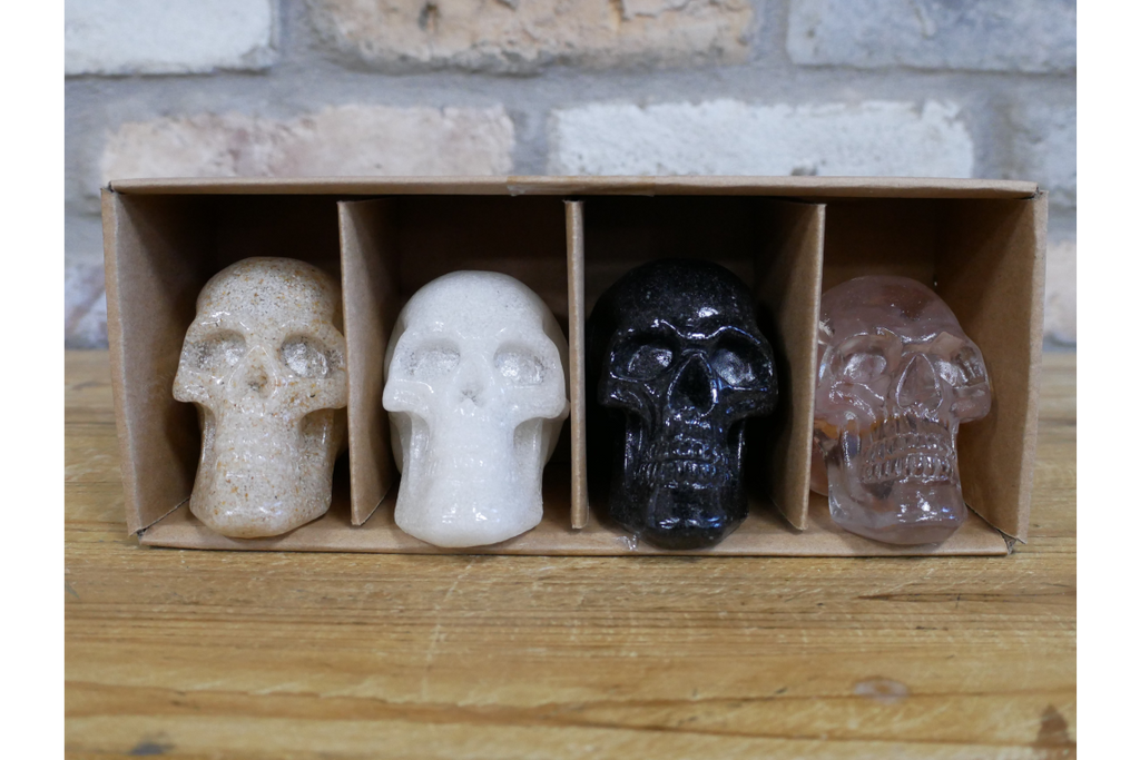 Set Of 4 Skulls