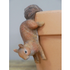 Set Of 3 Squirrel Pot Hangers
