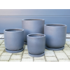 Set Of 4 Planters With Saucers