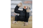 Up Yours Monkey Wine Holder