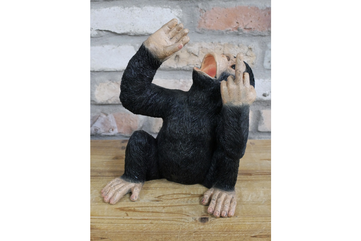 Up Yours Monkey Wine Holder