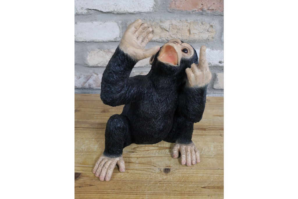 Up Yours Monkey Wine Holder