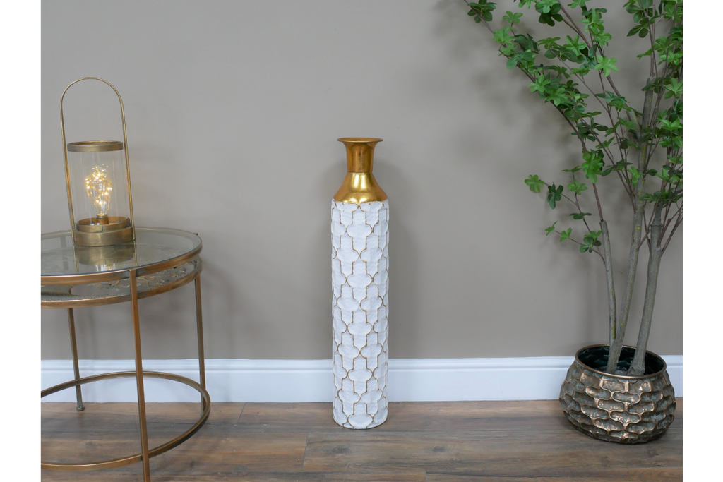 White & Gold Vase