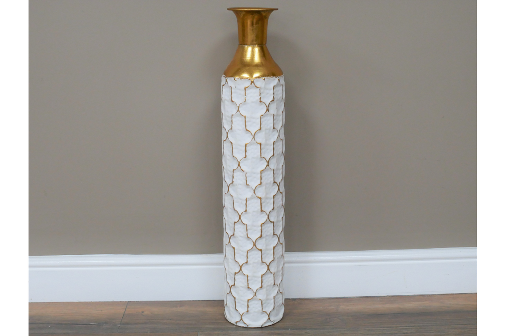 White & Gold Vase