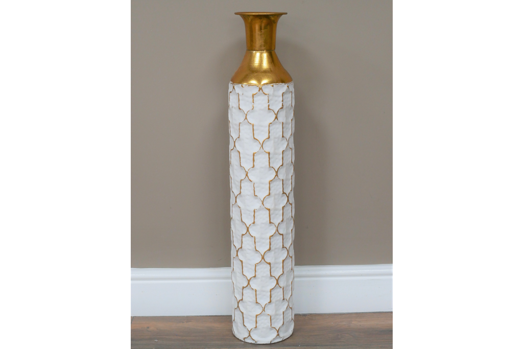 White & Gold Vase
