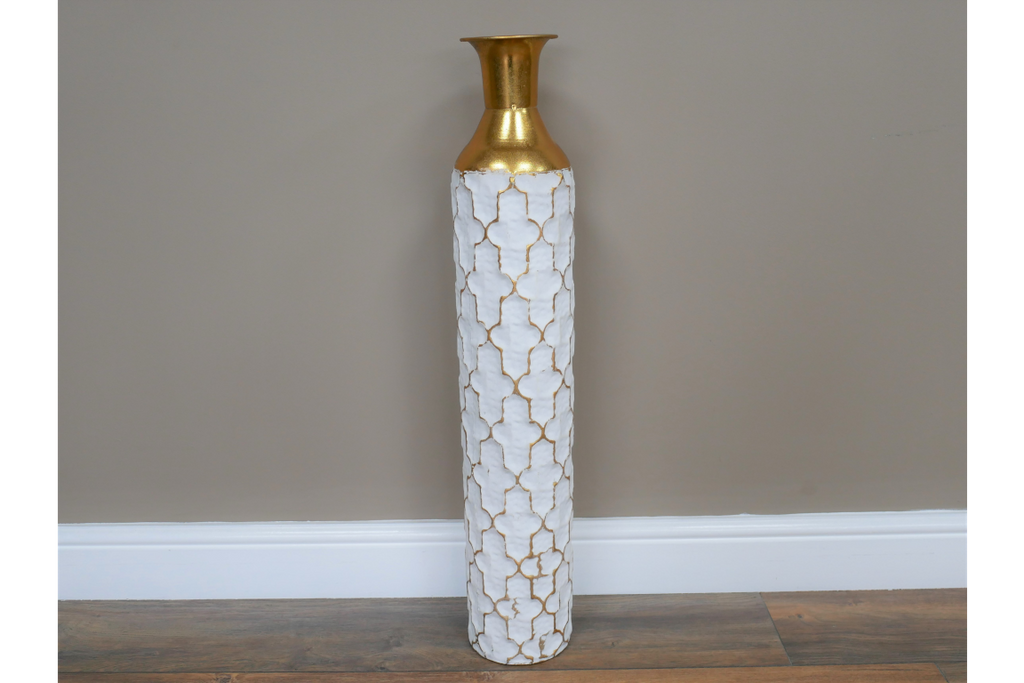 White & Gold Vase
